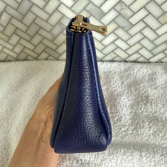 Portland Leather AP Large Cobalt Seashell Pouch - Brand New - Picture 6 of 8